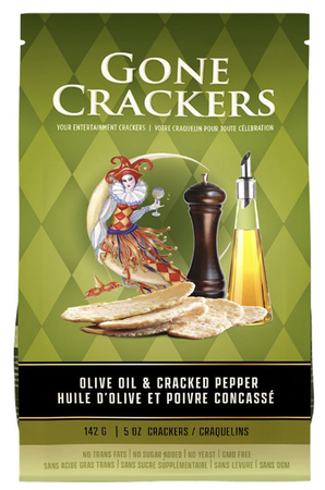 Gone Crackers Olive Oil & Cracked Pepper